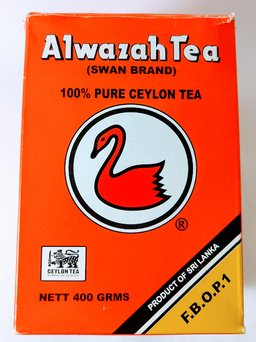 Photo of Alwazah tea box back